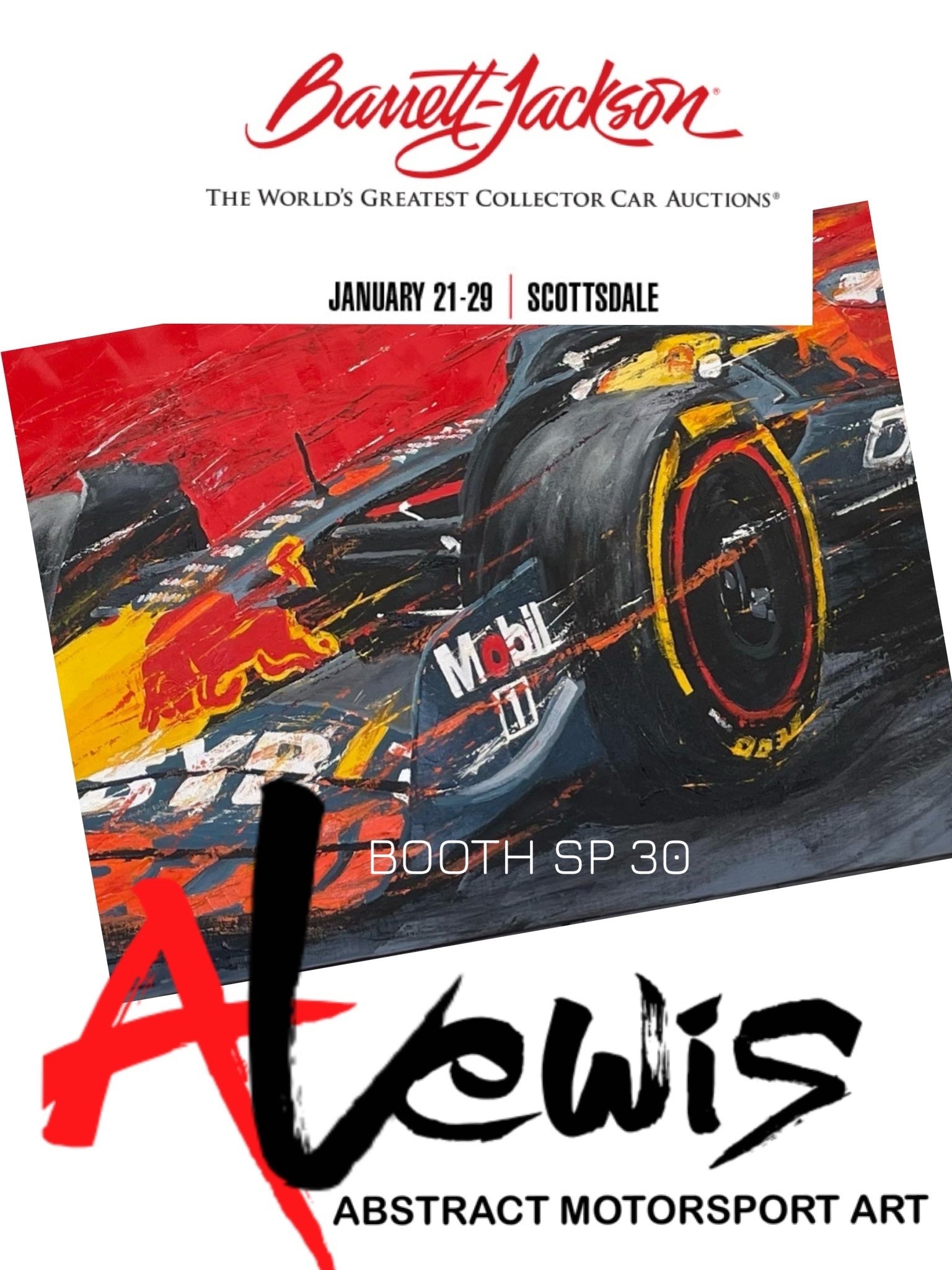 Abstract Motorsport Art Splash Image