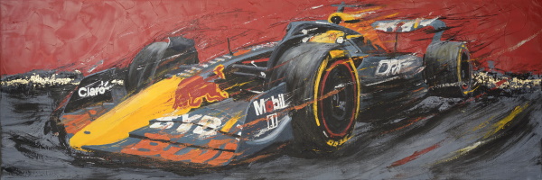Abstract Motorsport Art RBR Numer 1